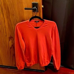 NEVER WORN - Rustic Orange Gap V Neck Sweater Size Small